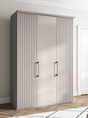 Wiemann Pebble grey Daytona Glass Wardrobe - Image 1 of 4