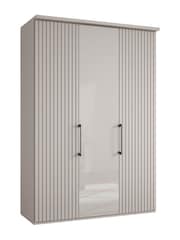 Wiemann Pebble grey Daytona Glass Wardrobe - Image 2 of 4