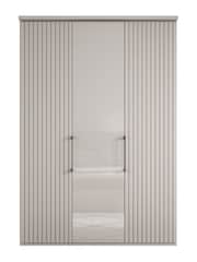 Wiemann Pebble grey Daytona Glass Wardrobe - Image 3 of 4