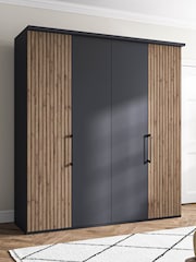 Wiemann Graphite Daytona Matt Wardrobe - Image 1 of 4