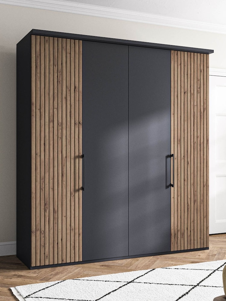 Wiemann Graphite Daytona Matt Wardrobe - Image 1 of 4