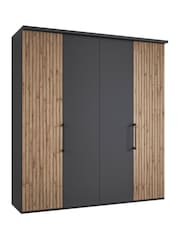 Wiemann Graphite Daytona Matt Wardrobe - Image 2 of 4