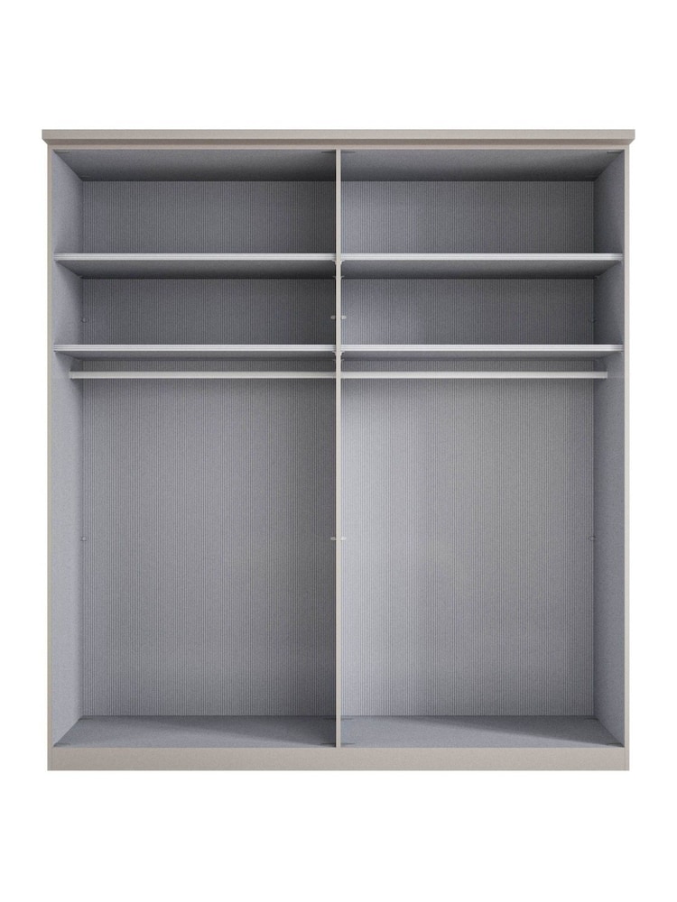 Wiemann Pebble grey Daytona Matt Wardrobe - Image 4 of 4