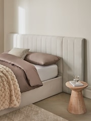 Soft Velvet Natural Oyster Mayfair Upholstered Headboard - Image 1 of 8