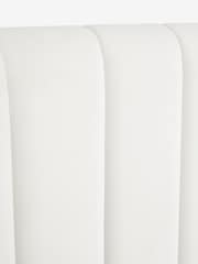 Soft Velvet Natural Oyster Mayfair Upholstered Headboard - Image 6 of 8