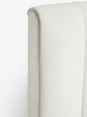 Soft Velvet Natural Oyster Mayfair Upholstered Headboard - Image 7 of 8