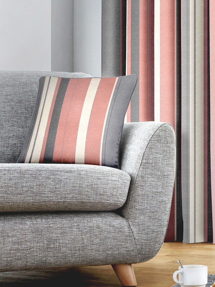 Fusion Blush Pink 100% Cotton Whitworth Square Cushion - Image 1 of 3