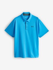 Under Armour Coral/Red Golf Tech Polo Shirt - Image 4 of 4