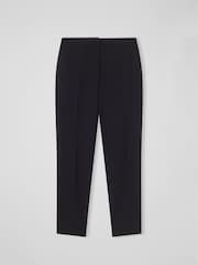 LK Bennett Black Slim Cut Crepe Wiley Trousers - Image 5 of 5