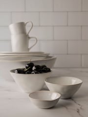 Dutch Rose Set of 4 White Bowls 14cm Gift Boxed - Image 1 of 4