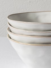 Dutch Rose Set of 4 White Bowls 14cm Gift Boxed - Image 2 of 4