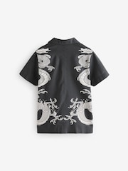 Black Dragon Short Sleeve Printed Shirt (3-16yrs) - Image 6 of 8