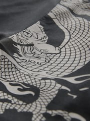 Black Dragon Short Sleeve Printed Shirt (3-16yrs) - Image 8 of 8