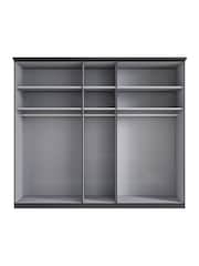 Wiemann Graphite Daytona Glass Wardrobe - Image 4 of 4