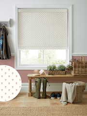 Laura Ashley Apricot Wood Violet Made to Measure 100% Cotton Roman Blinds - Image 1 of 6