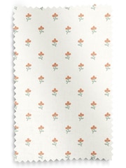 Laura Ashley Apricot Wood Violet Made to Measure 100% Cotton Roman Blinds - Image 6 of 6