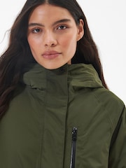 Barbour® International Green Giles Coat - Image 3 of 9