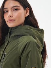 Barbour® International Green Giles Coat - Image 4 of 9