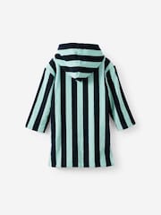 Cotton On Blue Kids Zip Through Hooded Towel - Image 2 of 3