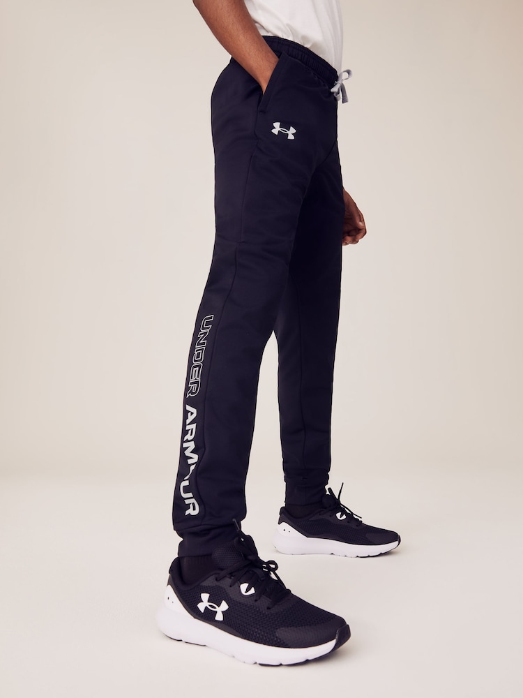 Under Armour Black Youth Brawler 2.0 Tapered Joggers - Image 3 of 6