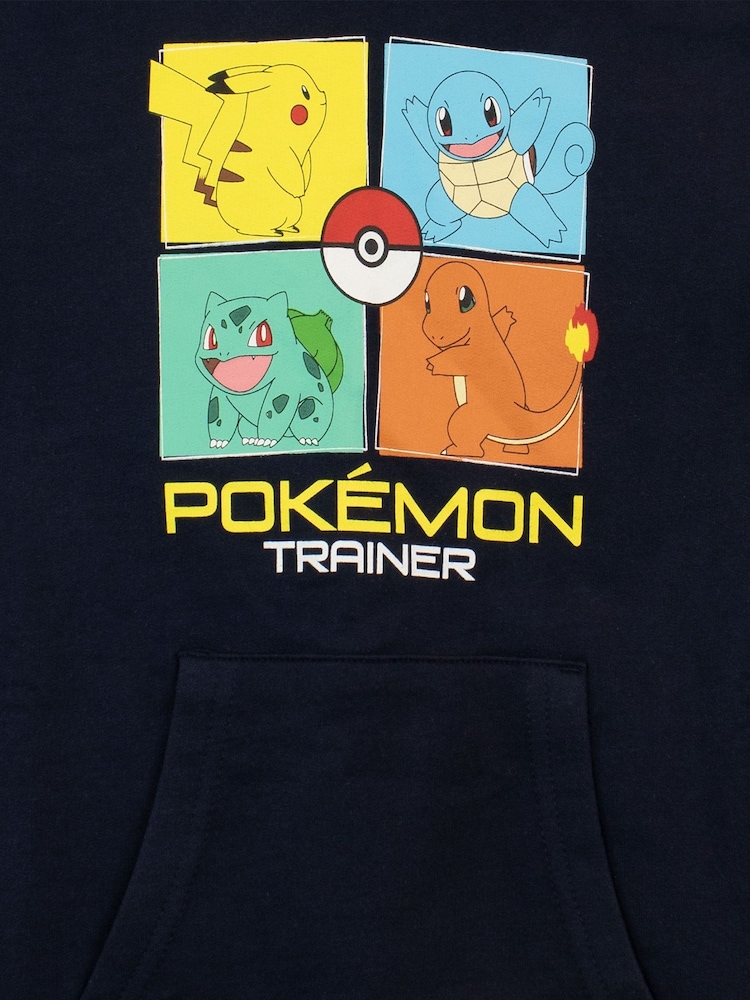 Character Black 100% Cotton Pokémon Hoodie - Image 3 of 3 Character Black 100% Cotton Pokémon Hoodie - Image 3 of 3
