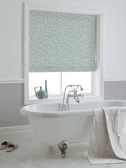 Laura Ashley Duck Egg Campion Made to Measure 100% Cotton Roman Blinds - Image 4 of 6