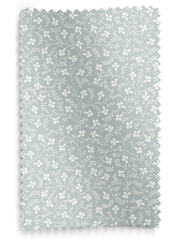 Laura Ashley Duck Egg Campion Made to Measure 100% Cotton Roman Blinds - Image 6 of 6