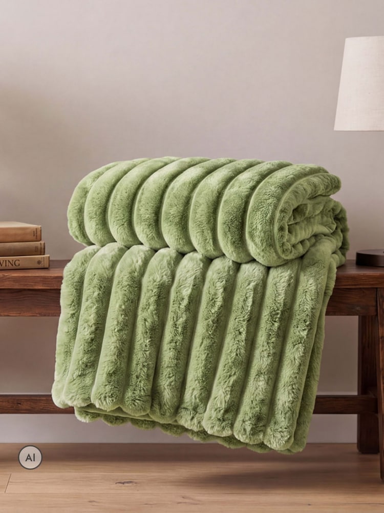 Deyongs Sage Alnwick Throw - Image 1 of 3 Deyongs Sage Alnwick Throw - Image 1 of 3