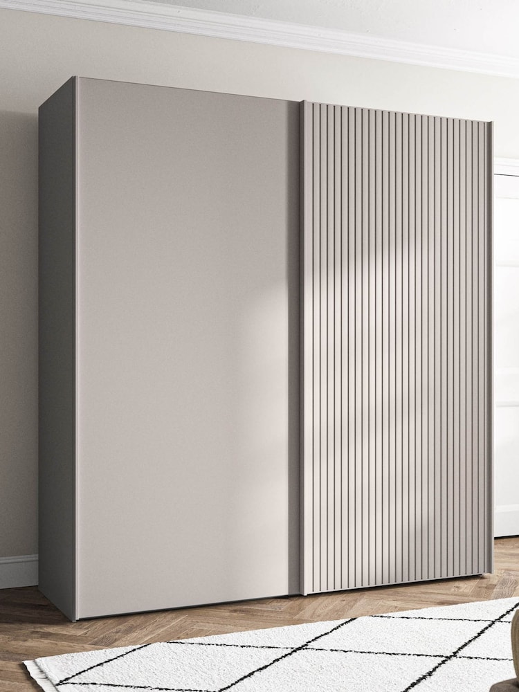 Wiemann Pebble grey Daytona Matt Wardrobe - Image 1 of 4 Wiemann Pebble grey Daytona Matt Wardrobe - Image 1 of 4