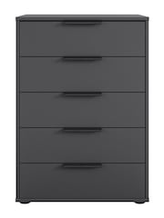 Wiemann Graphite Daytona Matt 5 Drawer Chest - Image 2 of 3