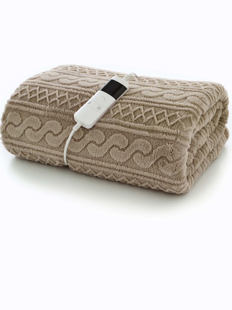 Deyongs Taupe Alnwick Throw - Image 3 of 3 Deyongs Taupe Alnwick Throw - Image 3 of 3