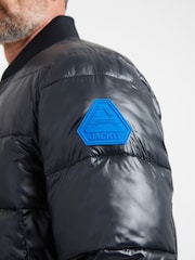 JACK1T Black Vortex Bomber Jacket - Image 5 of 6