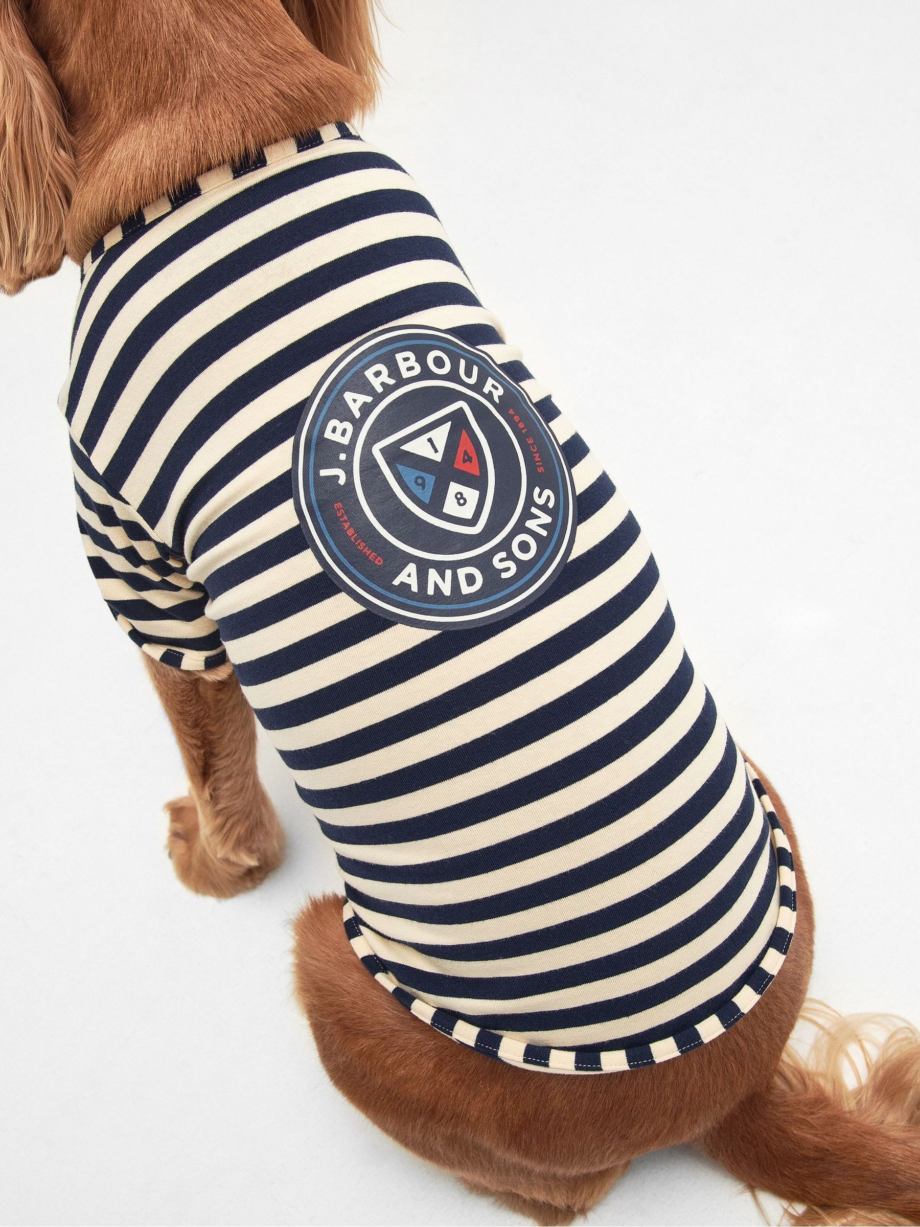 Striped dog jumper cheap