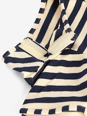 Barbour® Navy 100% Cotton Stripe Dog Jumper - Image 8 of 9