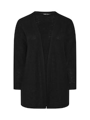 Yours Curve Black Essential Cardigan - Image 5 of 6