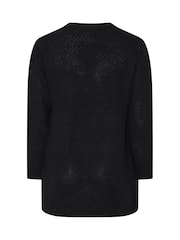 Yours Curve Black Essential Cardigan - Image 6 of 6
