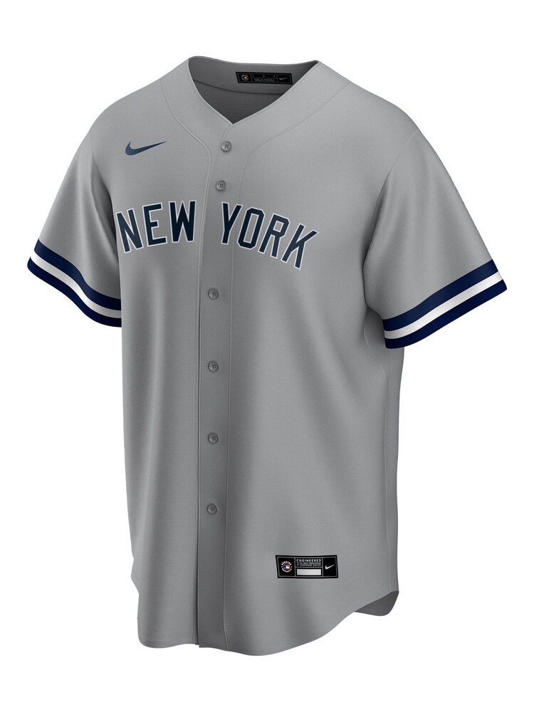 Nike Grey New York Yankees Official Replica Road Jersey Youth - Image 2 of 3