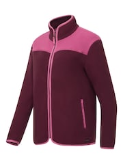 Regatta Pink Frankie Borg Full Zip Fleece - Image 7 of 9