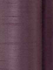 Catherine Lansfield Purple Faux Fur Soft and Cosy Draught Excluder Curtains - Image 4 of 5