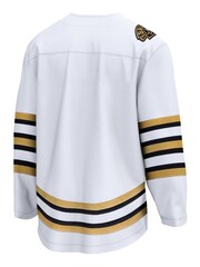Fanatics NHL Boston Bruins Replica Breakaway Away Anniversary White Jersey - Image 3 of 3