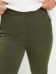 Жасыл - Yours Curve Grace Jeggings - 6суретінің 4 суреті