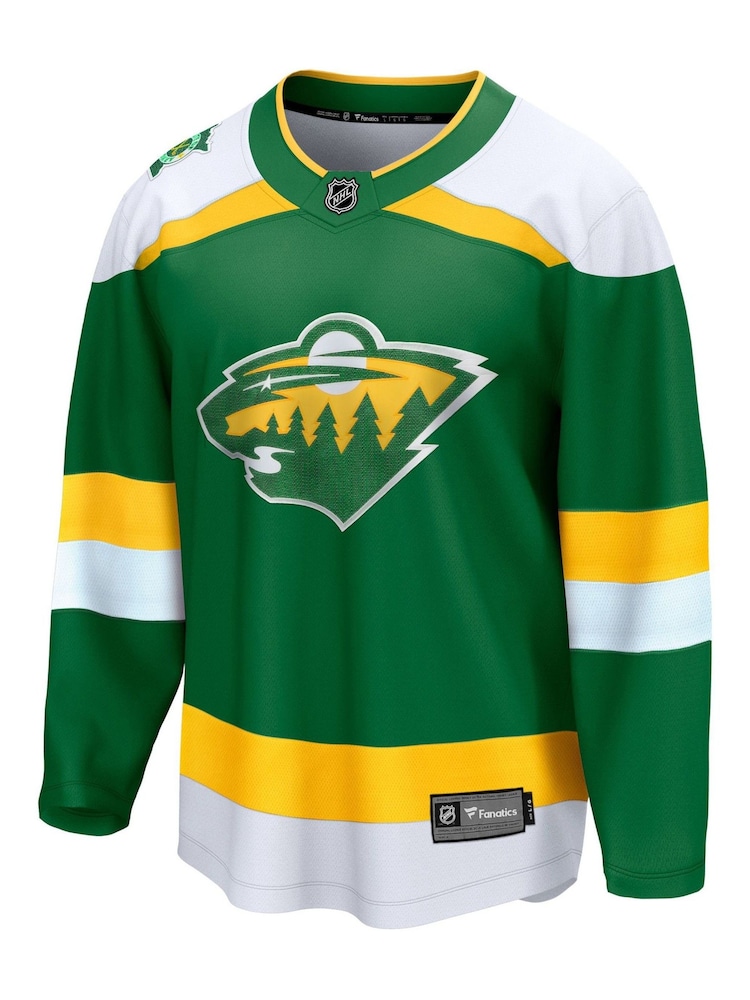 Fanatics Green NHL Minnesota Wild Replica Alternate Breakaway Jersey - Image 2 of 3