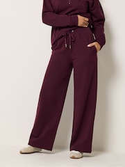 PixieGirl Petite Embroidered 22 Slogan Wide Leg Joggers - Imaginea 2 din 6