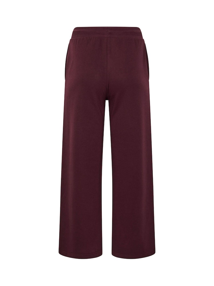 PixieGirl Petite Embroidered 22 Slogan Wide Leg Joggers - Imaginea 6 din 6