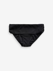 Black Roll Top Bikini Bottoms - Image 3 of 3