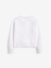 White Button-Up Cardigan (3-16yrs) - Image 2 of 3