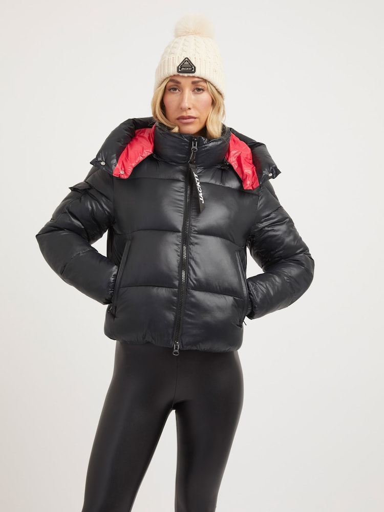 JACK1T Black EZ Racer Slick Jacket - Image 1 of 8 JACK1T Black EZ Racer Slick Jacket - Image 1 of 8