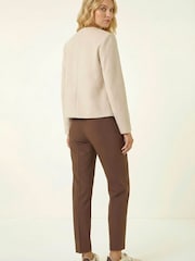 Roman Natural Waterfall Edge Jacket - Image 3 of 5