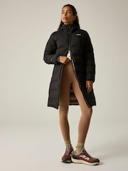Regatta Black Altro Thermal Longline Quilted Jacket - Image 1 of 10