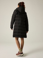 Regatta Black Altro Thermal Longline Quilted Jacket - Image 2 of 10
